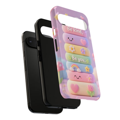 Cute Pastel Phone Case "Be Kind, Be You"