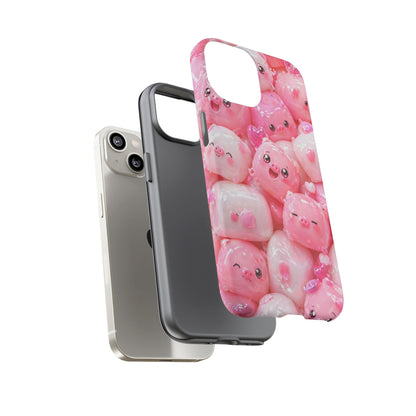 Cute Kawaii Pink Marshmallow Phone Case