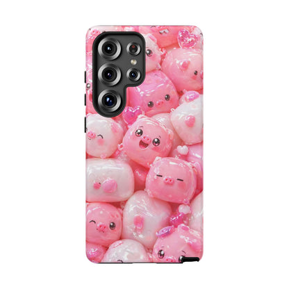 Cute Kawaii Pink Marshmallow Phone Case