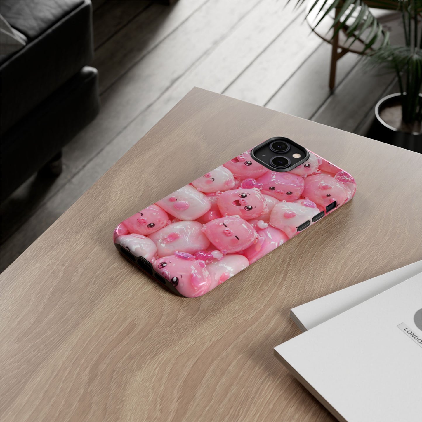 Cute Kawaii Pink Marshmallow Phone Case