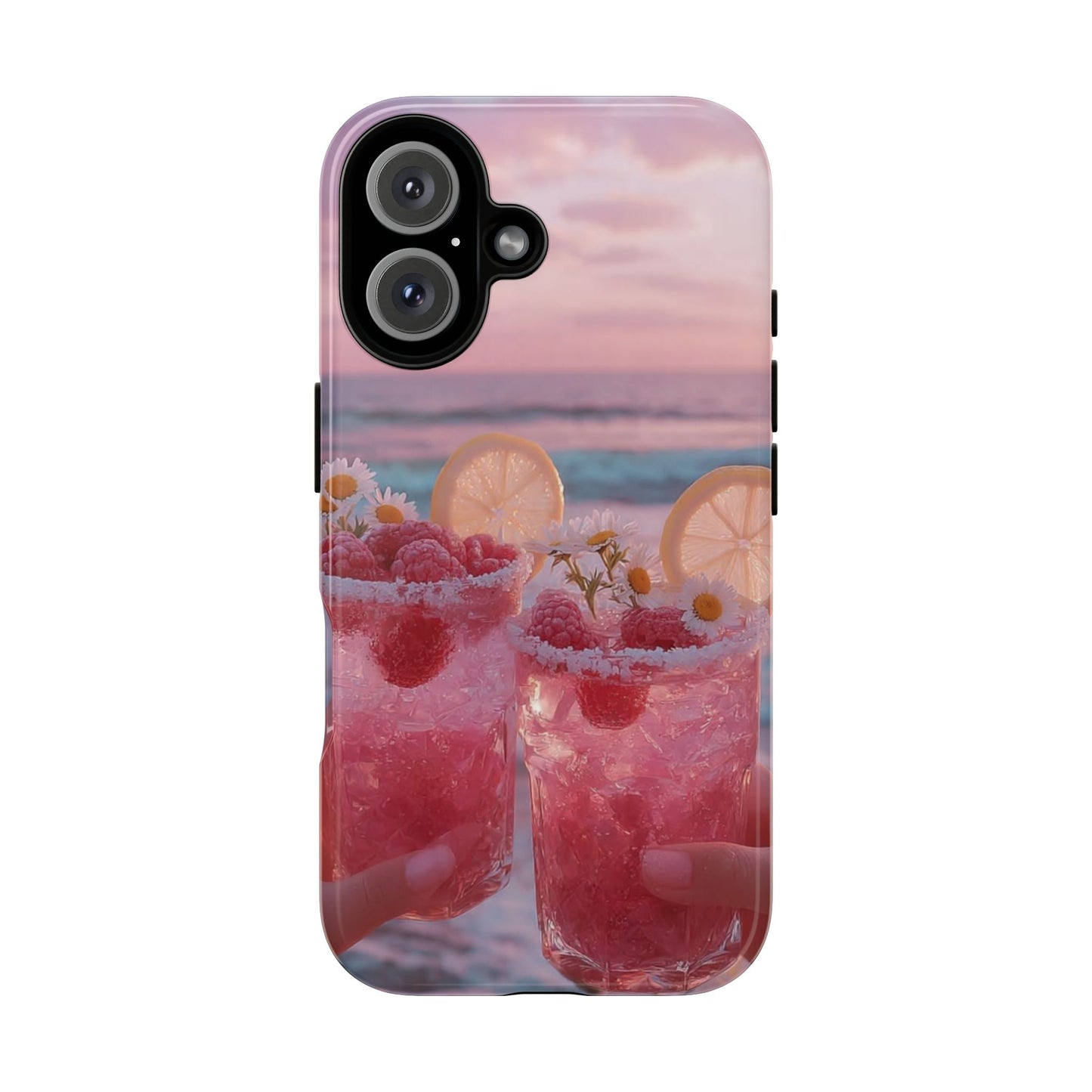Tough Case - Pink Beach Cocktail Phone Case