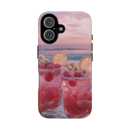 Tough Case - Pink Beach Cocktail Phone Case