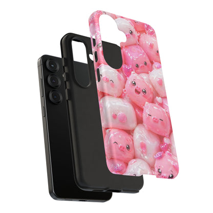 Cute Kawaii Pink Marshmallow Phone Case