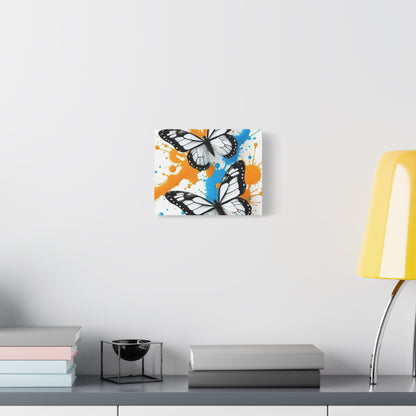 Butterfly Splash Canvas Wall Art — Matte Stretched Canvas