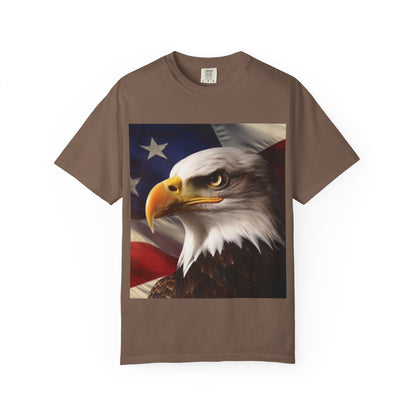 American Eagle Flag T-Shirt — Patriotic Bald Eagle Graphic Tee