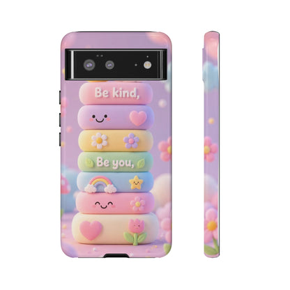 Cute Pastel Phone Case "Be Kind, Be You"