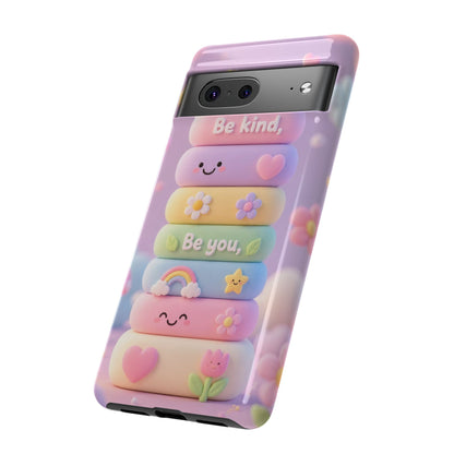 Cute Pastel Phone Case "Be Kind, Be You"
