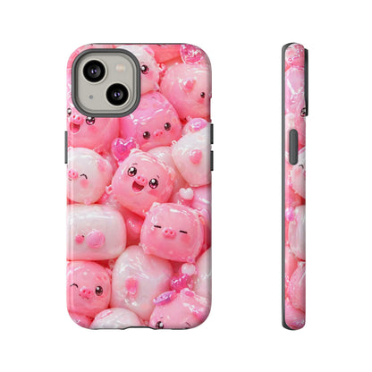 Cute Kawaii Pink Marshmallow Phone Case