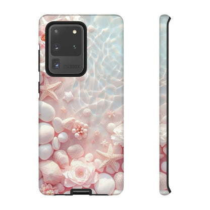 Tough Case - Pink Seashell Beach Phone Case