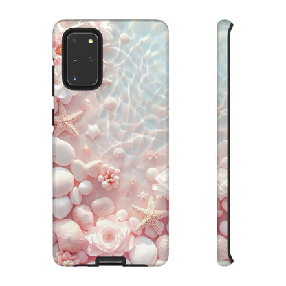 Tough Case - Pink Seashell Beach Phone Case