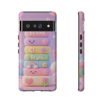 Cute Pastel Phone Case "Be Kind, Be You"