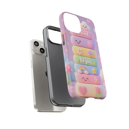 Cute Pastel Phone Case "Be Kind, Be You"