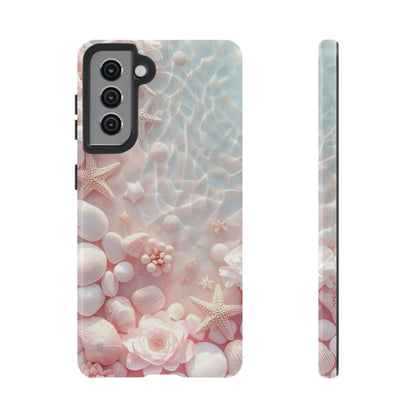 Tough Case - Pink Seashell Beach Phone Case