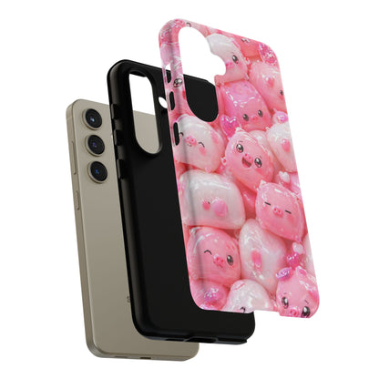 Cute Kawaii Pink Marshmallow Phone Case