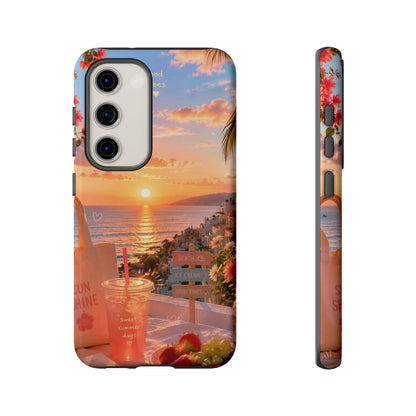 Sunset Beach Phone Case 'Good Vibes'