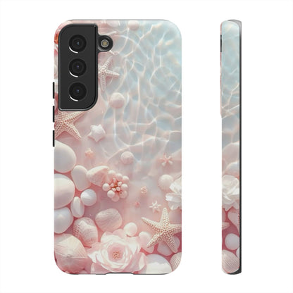Tough Case - Pink Seashell Beach Phone Case