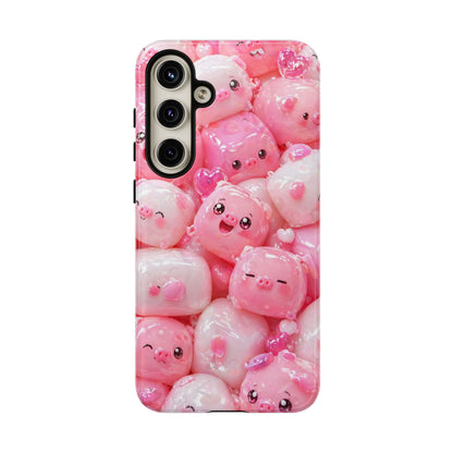 Cute Kawaii Pink Marshmallow Phone Case