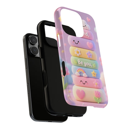 Cute Pastel Phone Case "Be Kind, Be You"
