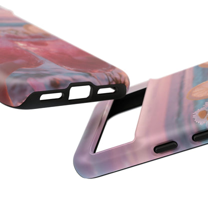 Pink Sunset Cocktail Phone Case — Beach Drink Protective Cover