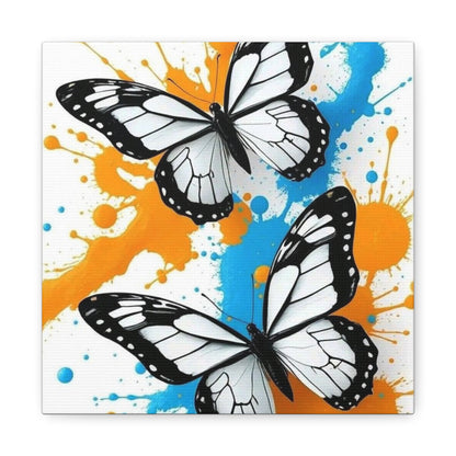 Butterfly Splash Canvas Wall Art — Matte Stretched Canvas