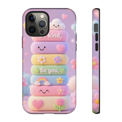 Cute Pastel Phone Case "Be Kind, Be You"