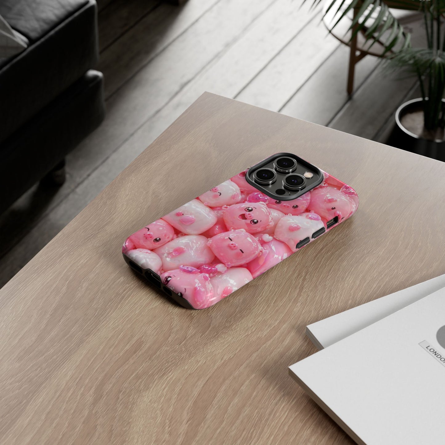 Cute Kawaii Pink Marshmallow Phone Case
