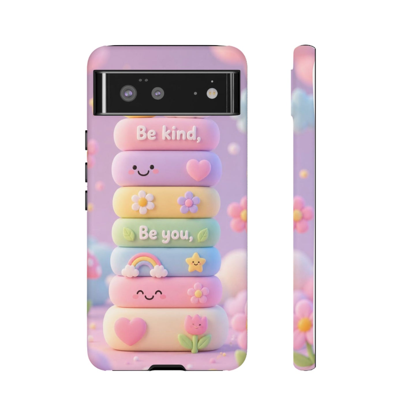 Cute Pastel Phone Case "Be Kind, Be You"