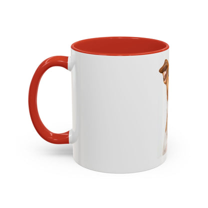 Surprised Dog Accent Coffee Mug – Funny Jack Russell Face 11/15oz