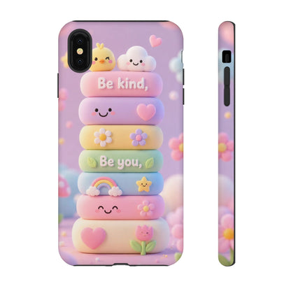 Cute Pastel Phone Case "Be Kind, Be You"