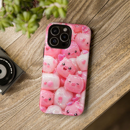 Cute Kawaii Pink Marshmallow Phone Case