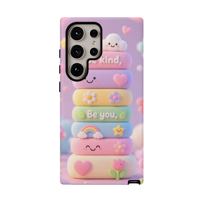 Cute Pastel Phone Case "Be Kind, Be You"