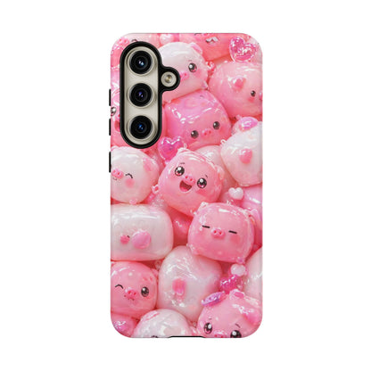 Cute Kawaii Pink Marshmallow Phone Case