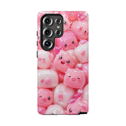 Cute Kawaii Pink Marshmallow Phone Case