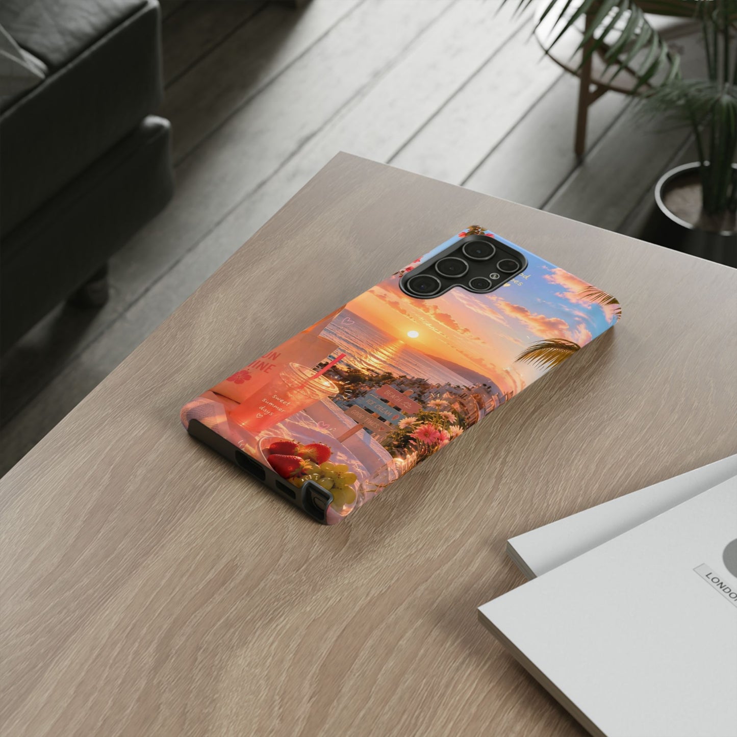 Sunset Beach Phone Case 'Good Vibes'