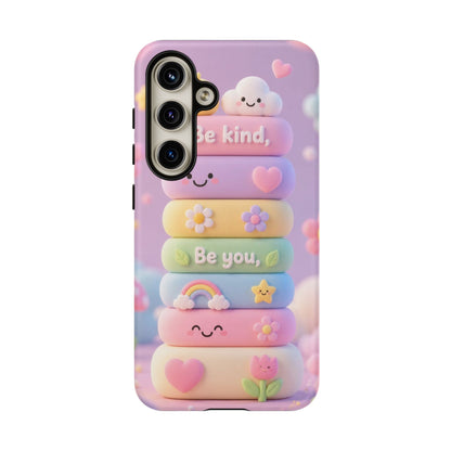 Cute Pastel Phone Case "Be Kind, Be You"