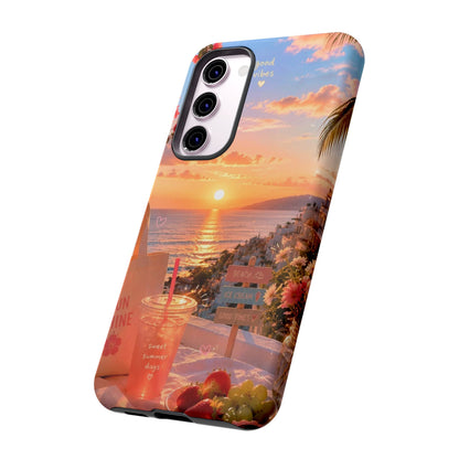 Sunset Beach Phone Case 'Good Vibes'