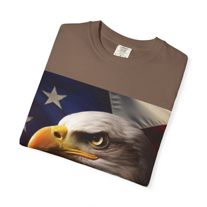 American Eagle Flag T-Shirt — Patriotic Bald Eagle Graphic Tee