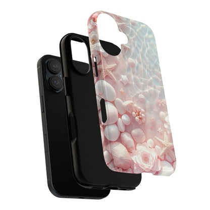Tough Case - Pink Seashell Beach Phone Case