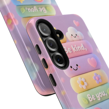 Cute Pastel Phone Case "Be Kind, Be You"