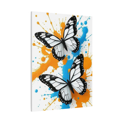 Butterfly Splash Canvas Wall Art — Matte Stretched Canvas