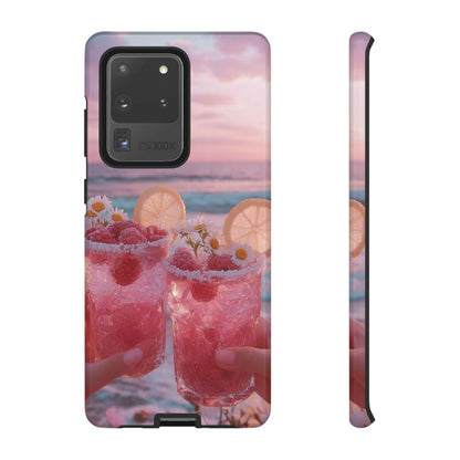 Tough Case - Pink Beach Cocktail Phone Case