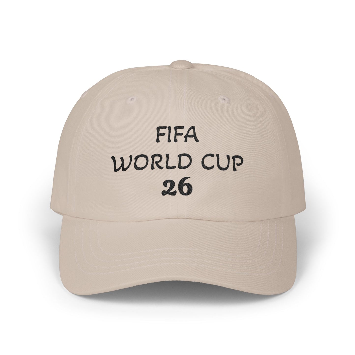 Dad Cap — "FIFA WORLD CUP 26" Embroidered Baseball Hat