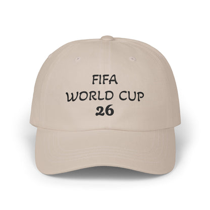 Dad Cap — "FIFA WORLD CUP 26" Embroidered Baseball Hat