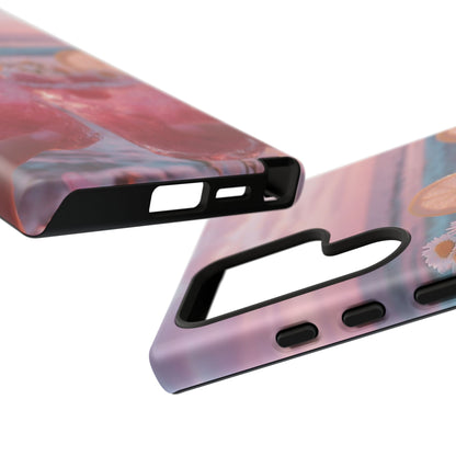 Pink Sunset Cocktail Phone Case — Beach Drink Protective Cover