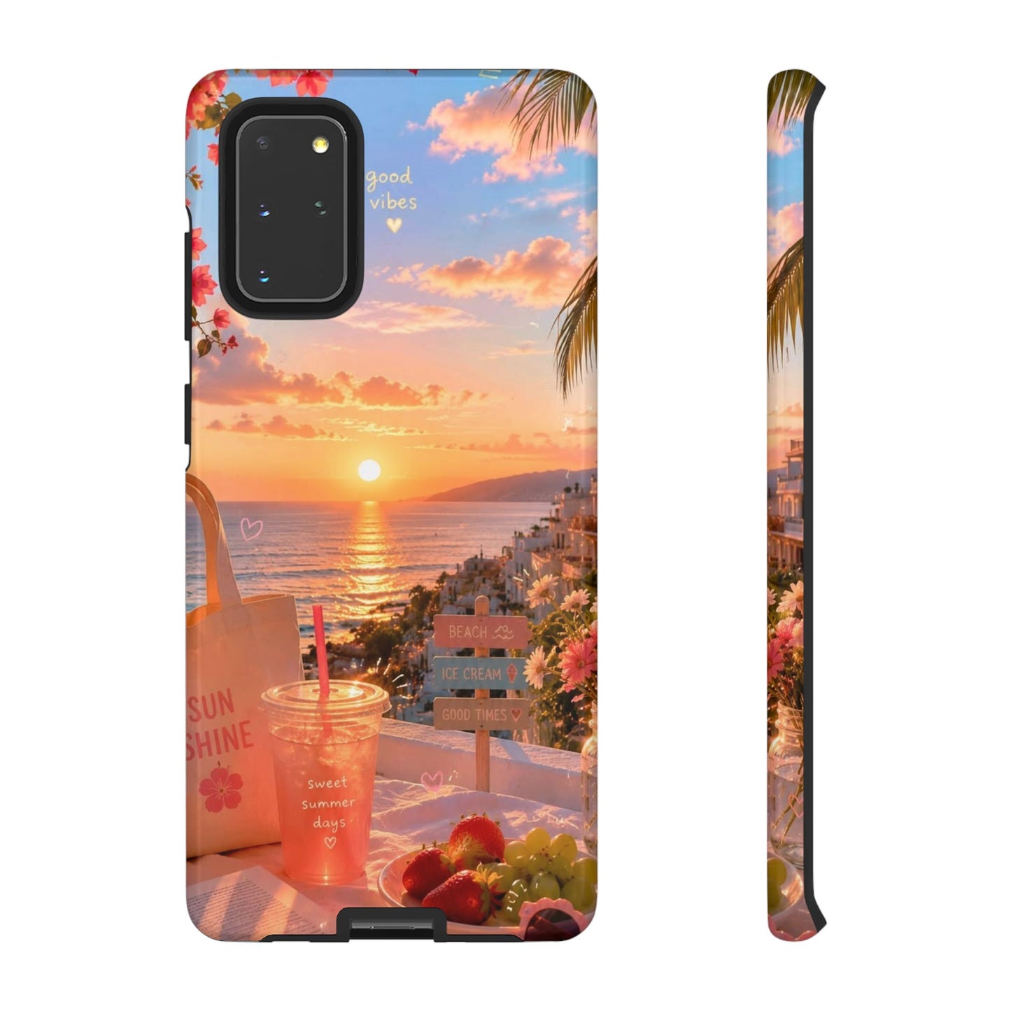 Sunset Beach Phone Case 'Good Vibes'