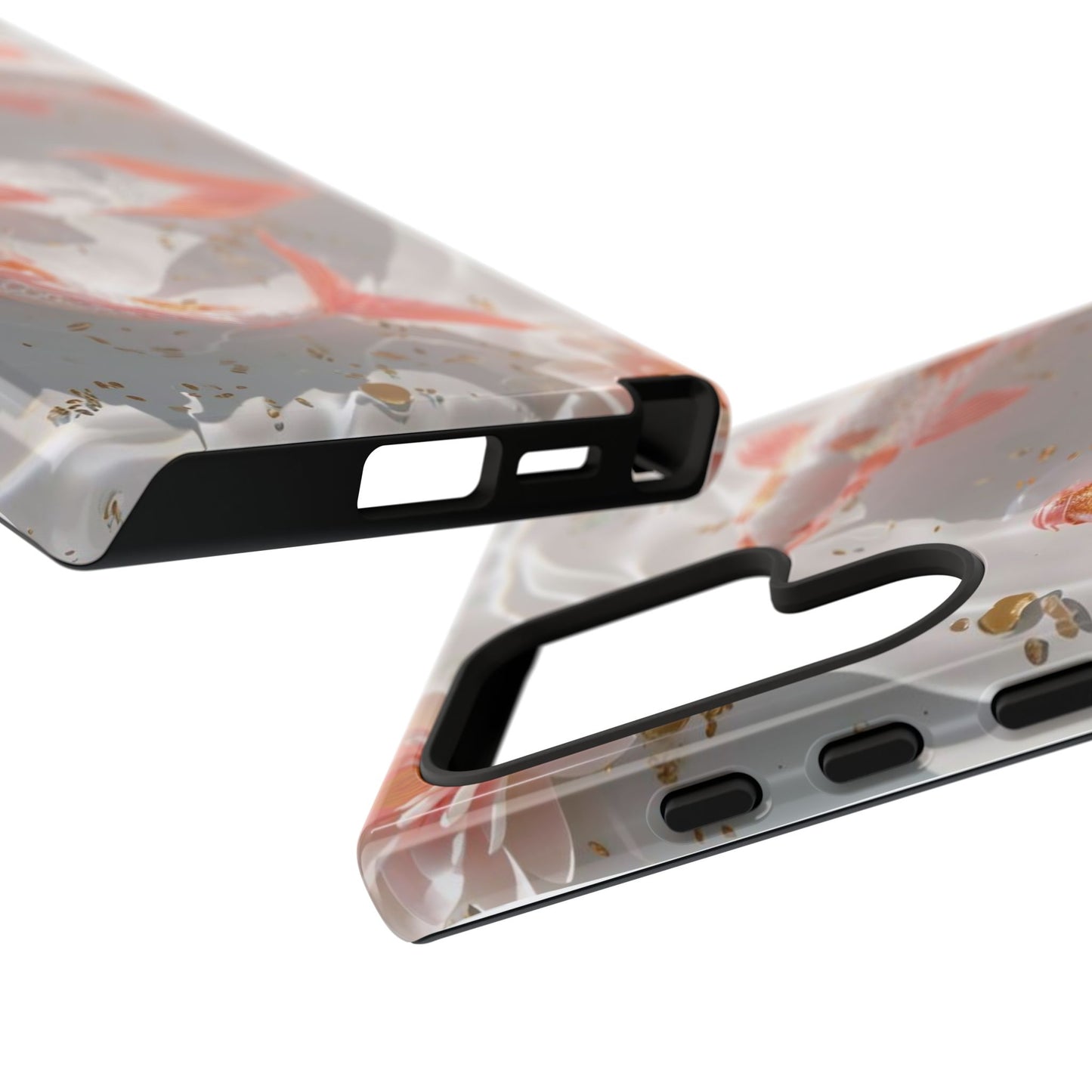 Koi Fish Phone Case "Serene Gold Fleck Watercolor"