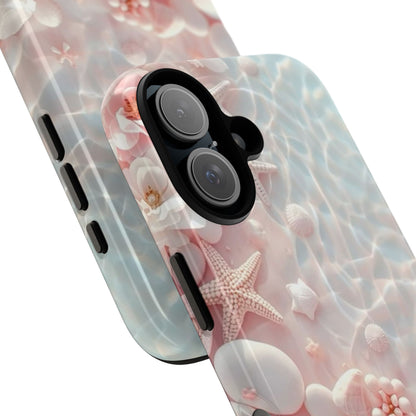 Tough Case - Pink Seashell Beach Phone Case