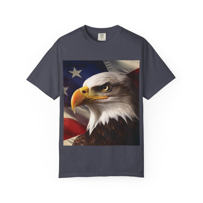 American Eagle Flag T-Shirt — Patriotic Bald Eagle Graphic Tee