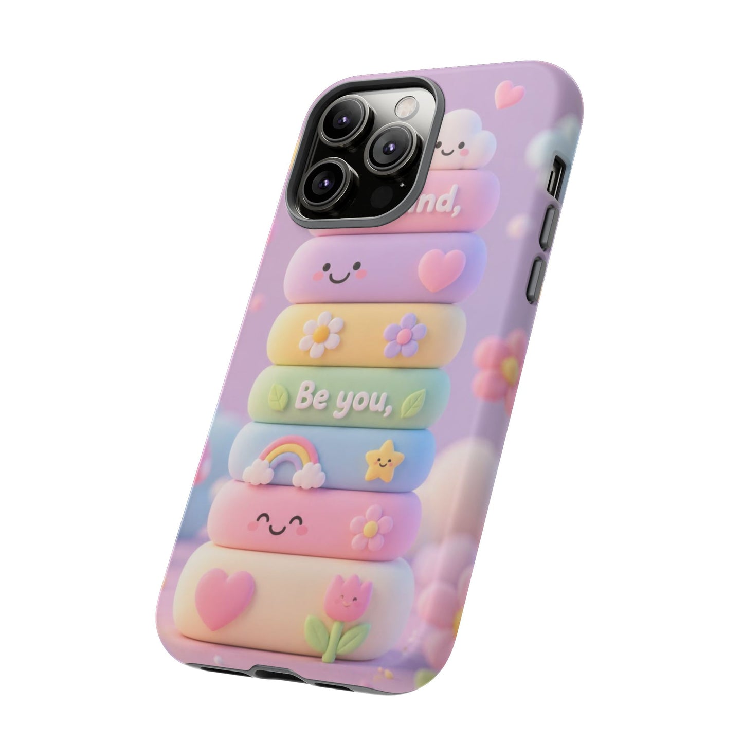 Cute Pastel Phone Case "Be Kind, Be You"