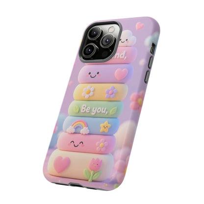 Cute Pastel Phone Case "Be Kind, Be You"